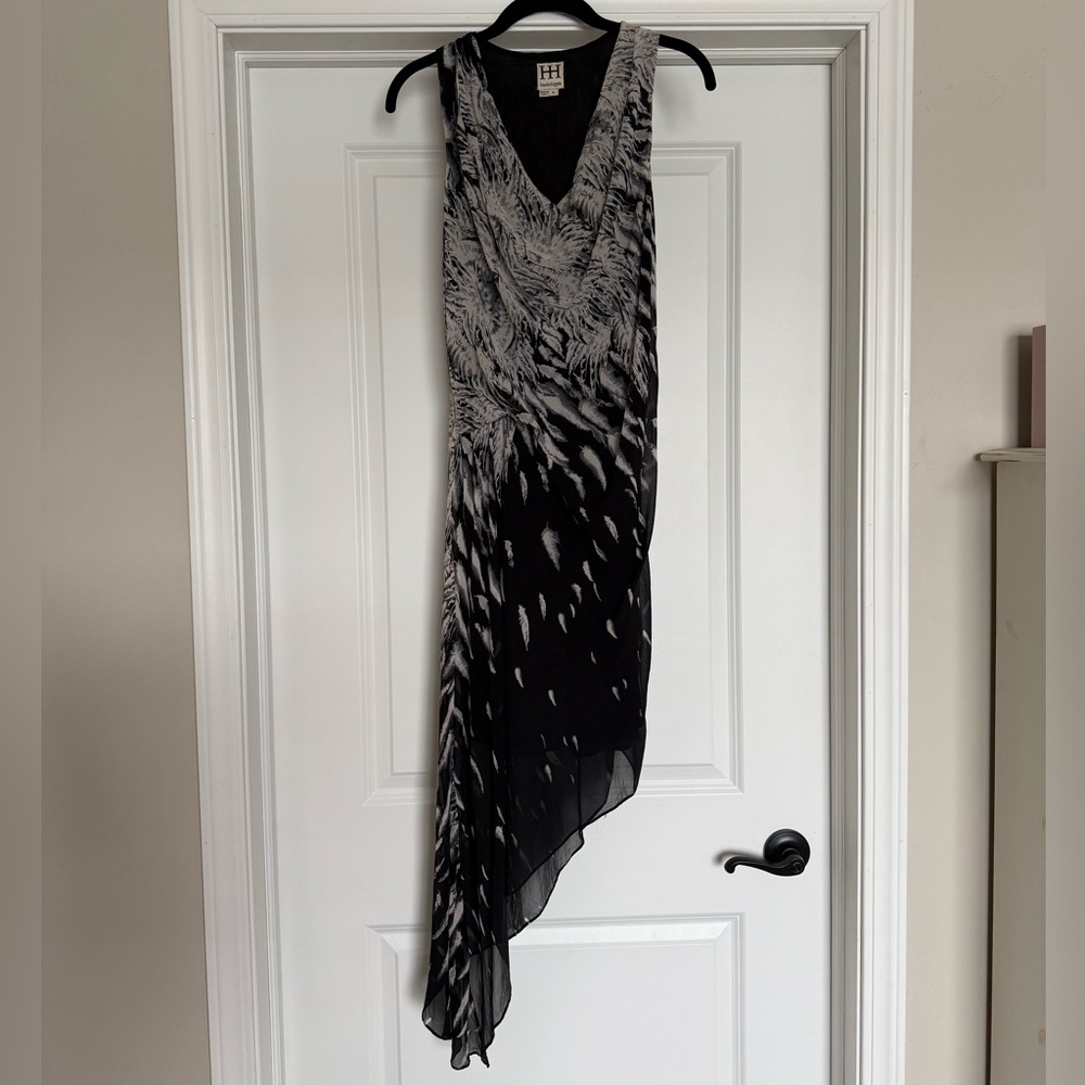 Haute Hippie Assymetric Hem 100% Silk Dress | S - Picture 2 of 8